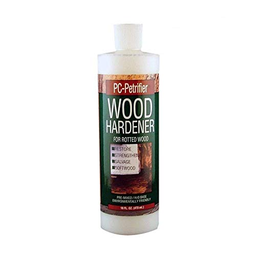 PC-Petrifier Water-Based Wood Hardener 16 Fl Oz - Restores Rotted Wood