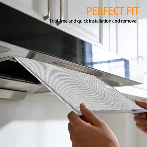 KeyTeam 11.5x11.5 Replacement Range Hood Filter S99010467 – 1 Pack Aluminum Mesh Grease Filter for BXT1 & NuTone AR1