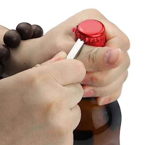 EDC Pry Bar - Mini Keychain Prybar for Every Day Carry, Small Prybar Multitool, Heavy Duty Stainless Steel Pocket Pry Bar