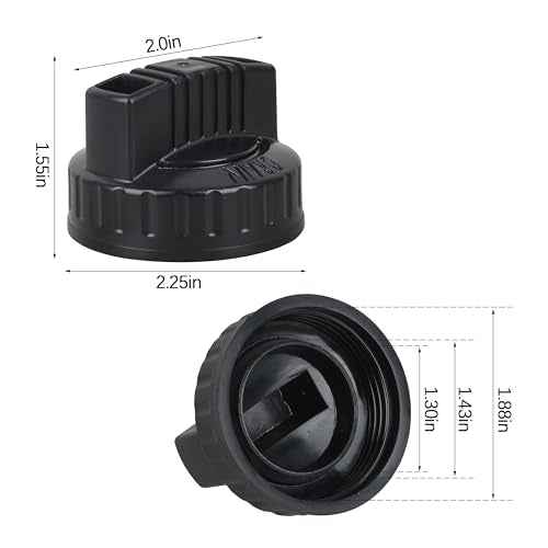 47922 Drain Cap for Ridgid Shop Vac Vacuums, Craftsman Vac Shop Vacuum,Wet Dry Vac Replacement Drain Plug, 73185 73737 Workshop Vacuums Cleaner Replacement Parts (1 Pack)