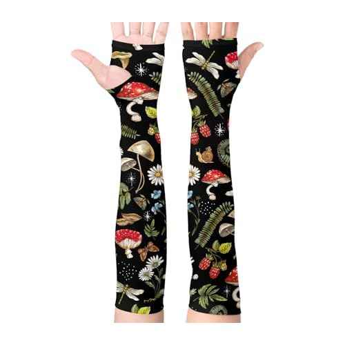 Buwuta Gardening Sleeves for Women Leaf Sleeves to Cover Arms Sleeves Anti-Scratch Farm Sun Protection Cooling Sleeve