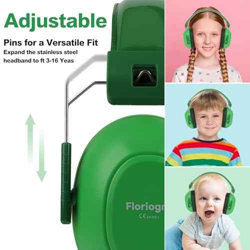 Noise Cancelling Headphones for Kids, Kids Ear Protection 28dB SNR Noise Reduction Ear Muffs for 3-16 Years Toddler/Children, Noise Cancelling Headphones Hearing Protection For Fireworks/Monster Truck