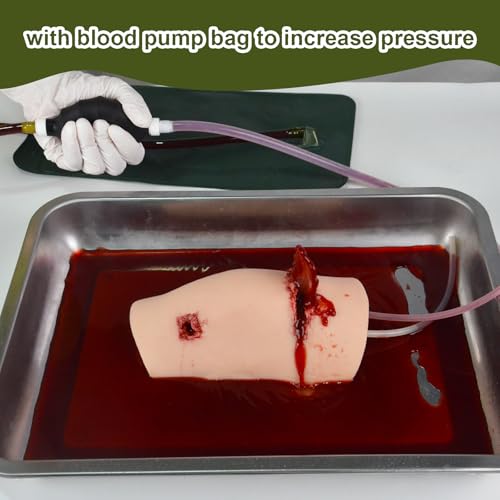 Medical Wound Packing Trainer with Simulated Bone & Bleeding System