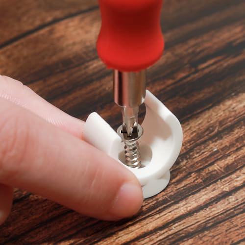 50Pcs 1/2 Inch PEX Pipe Clamps Clips, PEX Clips, Water Pipe Hangers Clamps, White Plastic U Pipe Clamps for Secure Pipe Installations