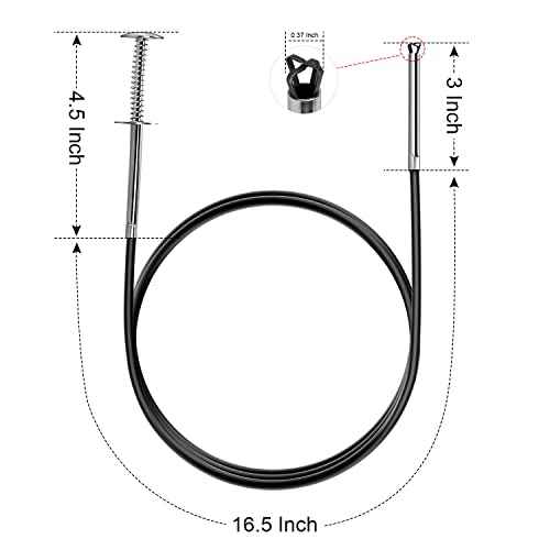 Small Caliber Flexible Grabber Tools 24'' Four-claw Pickup Tool Pick Up Items In Narrow Space Flexible Waste Picking Tool for Engine Bay/Home Sink/Earring (Not magnetic)