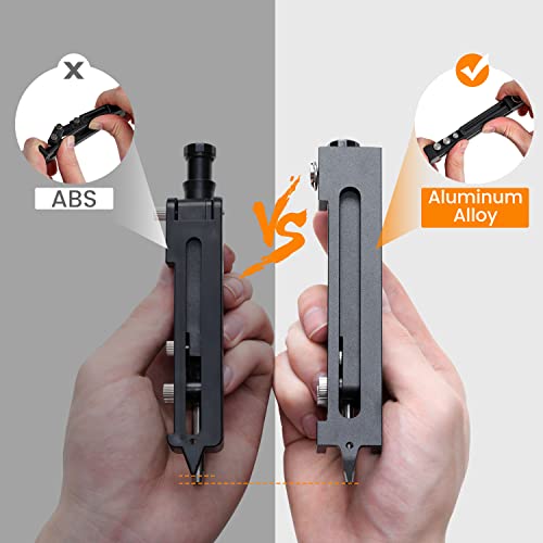 Saker Aluminum Scribing Tool 5.5 Inch - Multi-Function Marking Gauge