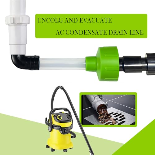 GAGALOR HVAC Drain Line Unclogger Vacuum Tool Kit - 1 Pack