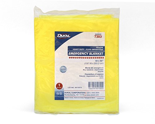 Emergency Waterproof Blanket 54 x 80 Inches for Survival & First Aid