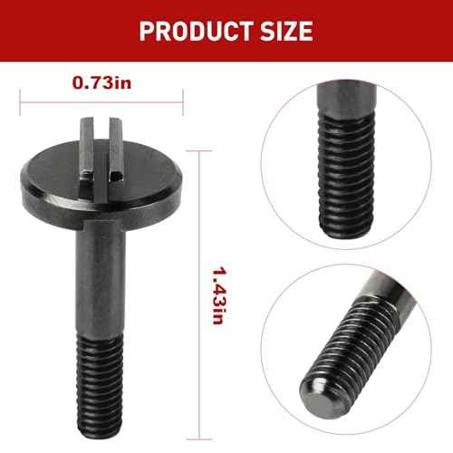 06-75-0025 Blade Backing Pad Screw for Milwau-kee 2626-20 M18 Multi-Tool (2pcs)