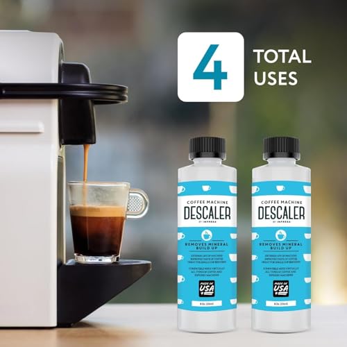 IMPRESA Coffee Machine Descaler 2-Pack (16oz) - Universal Coffee & Espresso Machine Cleaner