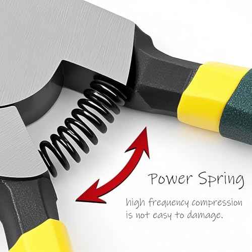 7" Bent External Snap Ring Pliers,Internal Spring Design,Anti-Rust,Standard Head.