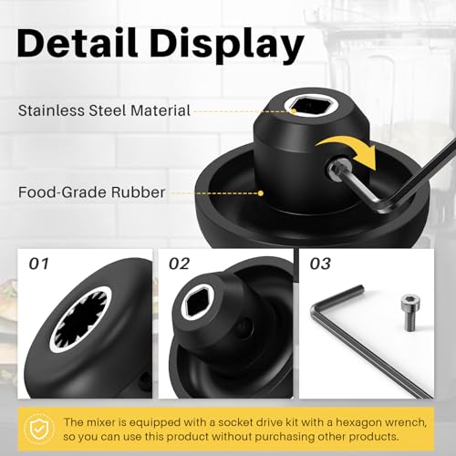 Replacement Kit for Vitamix 5200 Series Blender Blade Assembly with Wrench & Drive Socket (64oz/32oz)