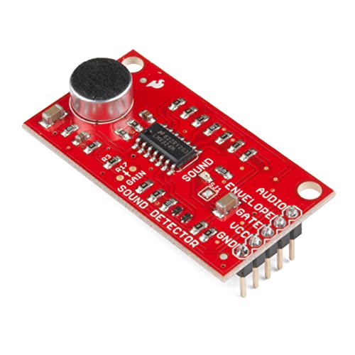SparkFun Sound Detector with Headers – Audio Sense Board with Analog, Binary & Envelope Outputs
