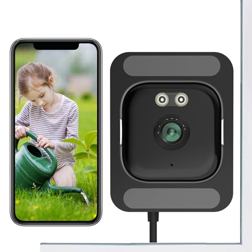 2K Window Cameras for Home Security, 2.4GHz & 5GHz WiFi Baby/Pet Camera with Phone APP, BlackLight Color Night Vision Indoor/ Outdoor View Camera with AI Motion Detectio, 2-Way Audio, Window Mount