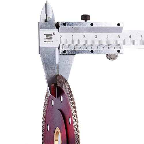 GoYonder 4 Inch Super Thin Tile Saw Blade, Diamond Blade for Angle Grinder, Dry Wet Tile Blade for Ceramic Tile, Concrete, Granite Cutting