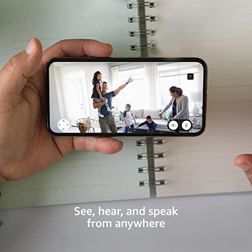 Blink Mini Pan-Tilt Security Camera Black - Indoor Smart Home Camera with Two-Way Audio