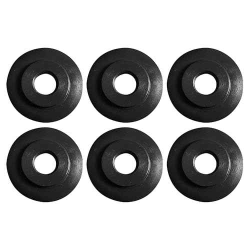 41317 E-3469 Tubing Cutter Replacement Wheel (6-Pack) ? Compatible with RIDGID Models 101, 103, 104, 117, 118, 150, 151, 152, 153, 205 ? Copper Pipe Cutter Replacement Parts for Accurate Cutting