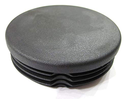 BG Parus Black 2 3/8 Inch (60mm) Plastic End Cap for Fence Posts & Furniture