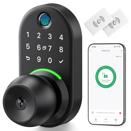 Yamiry Keypad Smart Door Lock - Fingerprint & Keyless Entry (Regular)
