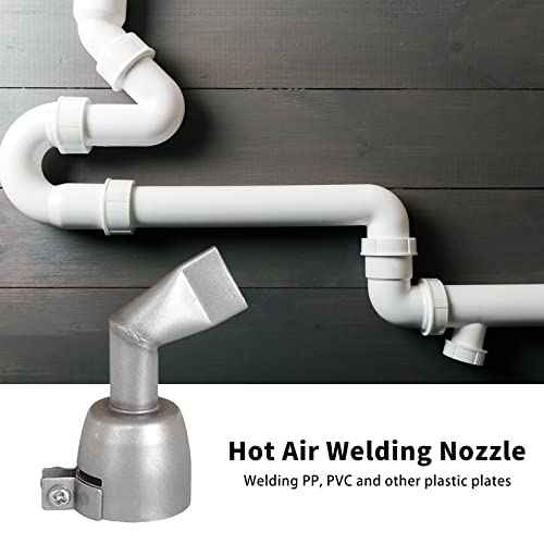 3pcs Hot Air Gun Stainless Steel Heat Gun 20mm Flat Welding Nozzle for PVC Plastic Sheet Soldering Accessories