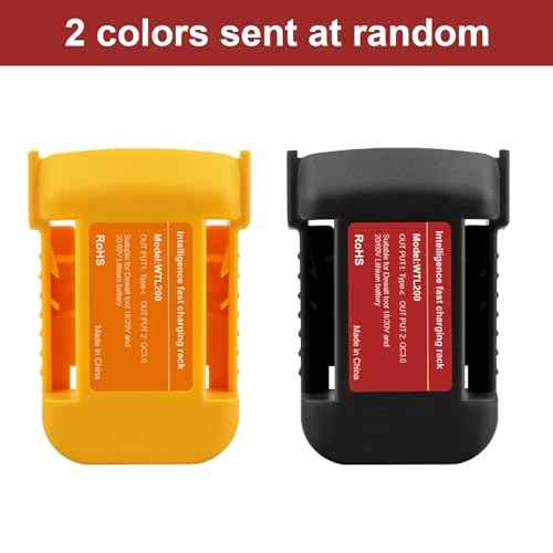 2 Pack USB Charger Adapter Compatible for Dewalt 20V Li-ion Battery with USB Output & Type-C Fast Charging Interface(Adapter Only)£¨Not Made in Dewalt