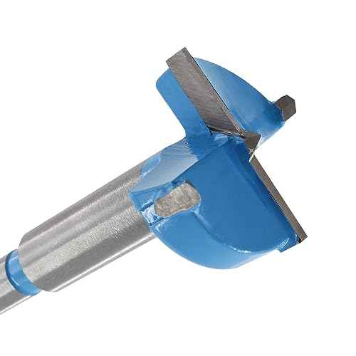 Forstner Drill Bit - 1-5/8 Inch(42mm), Tungsten Carbide Forstner Bits Wood Hole Cutter Auger Opener - Woodworking Boring Bit Hinge Hole Saw Rotary Cutting Tool for Plastic Furniture