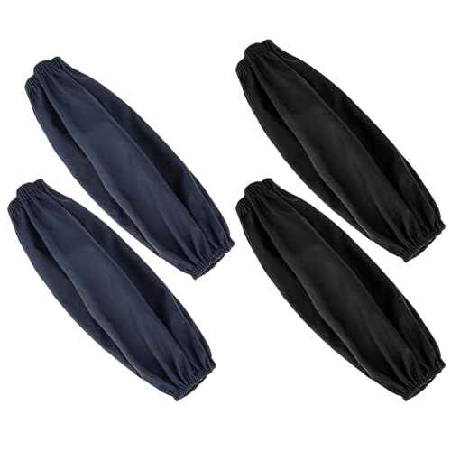 KALIONE 2 Pair Waterproof Arm Sleeves Covers, PU Oversleeves Protector for Arm, Oilproof Sleeves for Arms