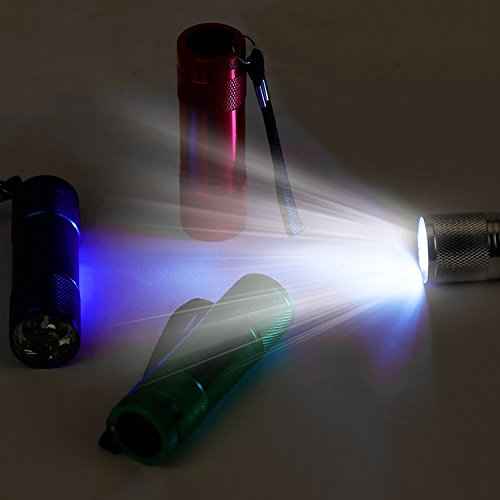 FASTPRO 30-Pack Flashlights Set, Aluminum 6-LED Flashlights Include AAA Batteries & Lanyard, for Party Favors, Camping, Hurricane Supplies