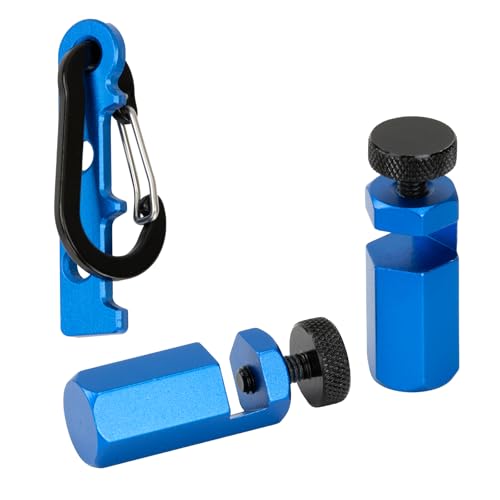 Eiahonen Blue Tall Stair Gauges for Framing Square with Holder — Aluminum CNC