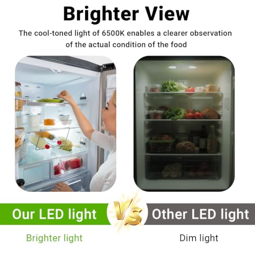 GE Refrigerator LED Light WR55X11132 Replacement Set - 7 Pcs