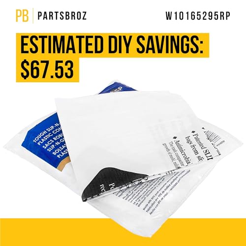 W10165295RP Trash Compactor Bags (15-Pack) for Whirlpool/Kenmore/Jenn-Air