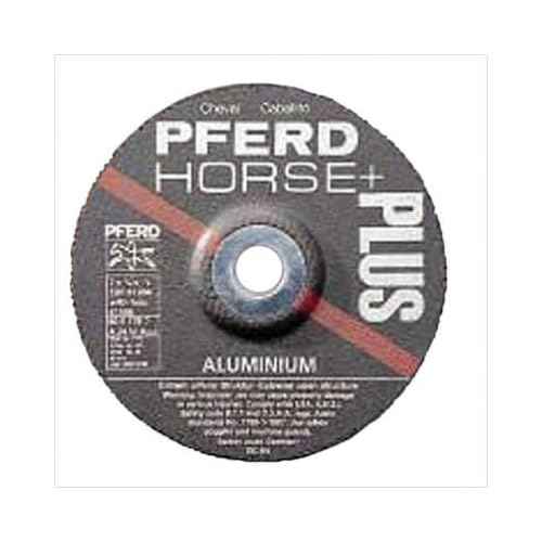 PFERD Grinding Wheel ? 4-1/2" x 1/4" x 7/8", Type 27, SG ALU ? Aluminum Oxide & Silicon Carbide Blend (Pack of 1) - Part 61301