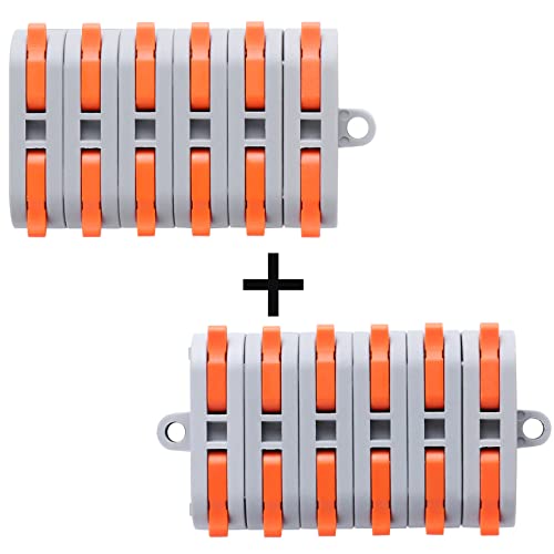 XHF 90PCS Electrical Wire Connectors Lever Wire Nuts for Circuit Splicing
