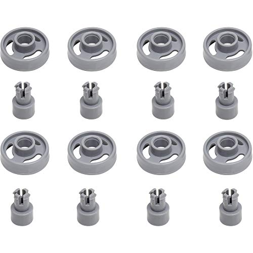 BlueStars WD12X10231 Dishwasher Lower Rack Wheel with Stud – 8 Pack