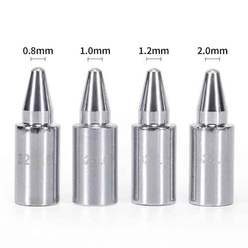 WEP #948DN Desoldering Nozzles Set 4 PCS 0.8/1.0/1.2/2.0mm ONLY Compatible with WEP 948D-III, 948D-I Desoldering Station
