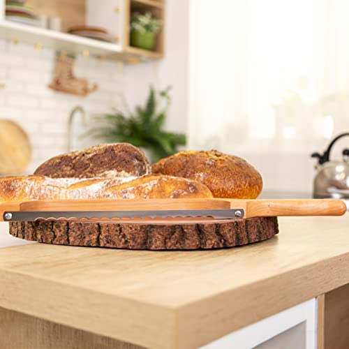 TYOARO Bread Bow Knife Replacement Blade Serrated Stainless Steel