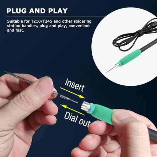 3PCS Soldering Iron Tips,C210-I IS K Replacement for C210-018 002 020, Constant Temperature, Compatible with JBC Soldering Station