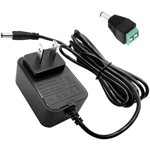 DC Power Supply Adapter MAX 21V 15W,Battery Charger for 18V 20V 21V Tool Battery Pack,with 5.5x2.5/2.1mm Connector and a DC Female Connector, Ideal for Lithium Batteries,led,Power Tools