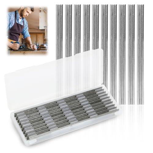 10 Pcs 3-1/4" Planer Blades Replacement Part Compatible with Makita Bosch DeWalt Black Decker Ryobi and Most Hand-held Portable Planers, Carbide Knives Gift for Craftsman, Carpenter