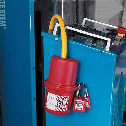 Master Lock 488 Lockout Tagout Electrical Plug Lockout, 220-550 Volts