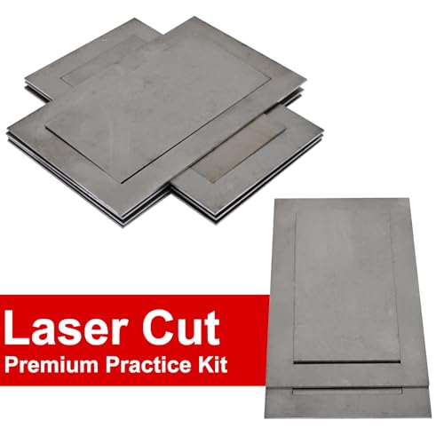 Welding Practice Kit£¬48-Piece 3x5¡± Welding Coupons with Premium 18-Gauge Steel Plates for MIG,Suitable for welding practice and improving welding skills¡¦