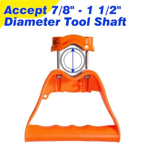 Back Saving Tool Handle Labor Saving Black, Shovel Handle Replacement for for Lawn and Garden Tools, Shovel Assist