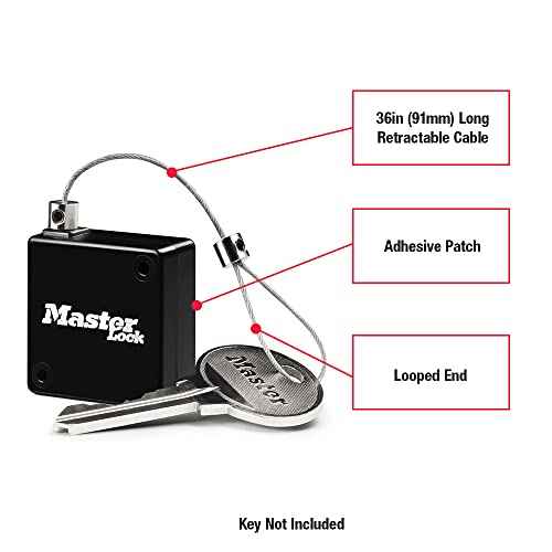 Master Lock 5490D Retractable Lock Box Key Tether