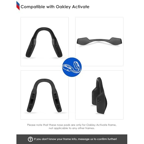 BLAZERBUCK Replacement Nose Piece Nose Pads for Oakley Activate OX8173 Eyeglasses