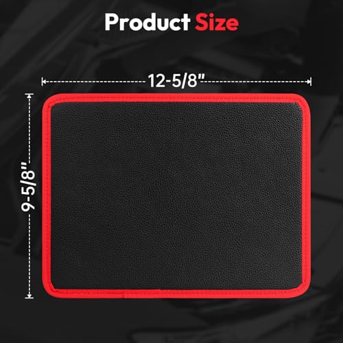 Reihazon 1pc Magnetic Tool Mat, 83-Magnet Flexible Tool Holder, Red 12 5/8 x 9 5/8 in