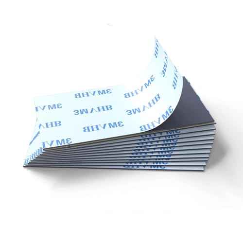 16 Pads Adhesive Double Sided Mounting Tape High Bond Foam Conformable Glue Replacement Kit 1.5 x 3 Inch Rectangular Small Pad Dot Craft Indoor Wall Tile Stick Made with 3M
