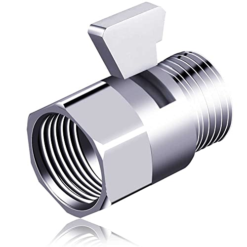 Silver Brass Shower Flow Control Valve G1/2 for Shower Head & Hose