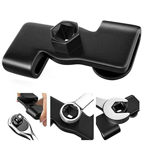 QUICKWOLF Wrench Extender Tool, Universal Wrench Extender with 1/2 Inch or 21mm Hex Drive for Mechanics and Automotive,Heat-Treated Forging