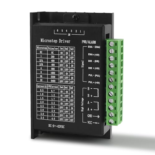 EBYSAICO 1pcs TB6600 Stepper Motor Driver 4A for NEMA 17/23 9-42V Controller