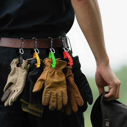 NANHONG 4PCS, Glove Clips for Work Glove Holders, Gloves Clip, Duty Belt Accessories, Gloves Clips for Work